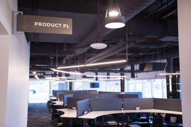 Interior view of Scorpion HQ offices